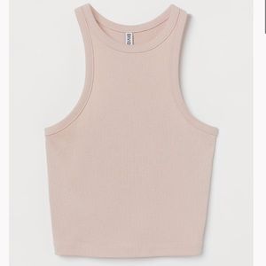 Light Pink Ribbed H&M Tank Top